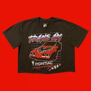 Mighty Fine Trans AM Pontiac Racing Cropped Shirt